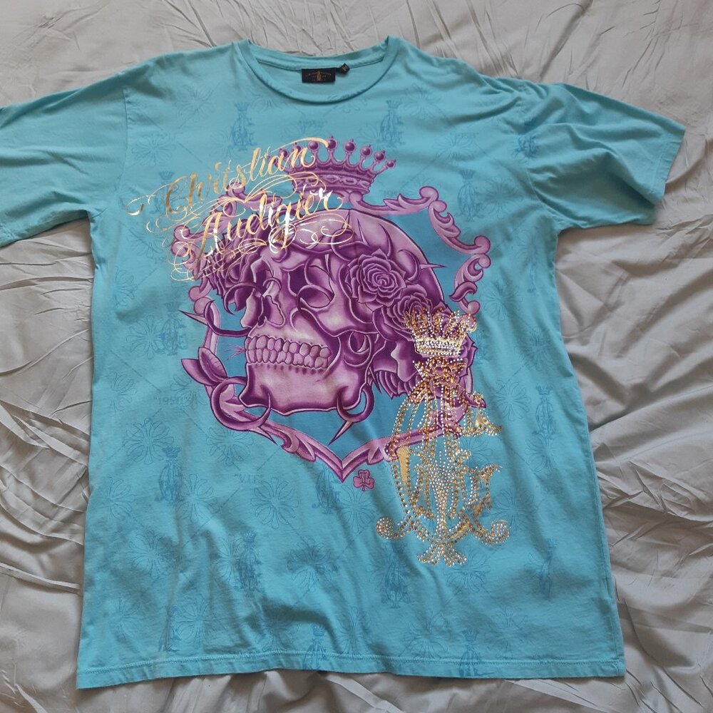 Rare Christian Audigier t-shirt